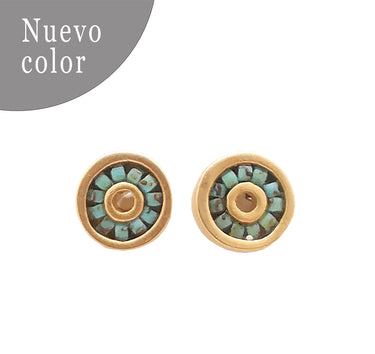 Aretes Iris dorado